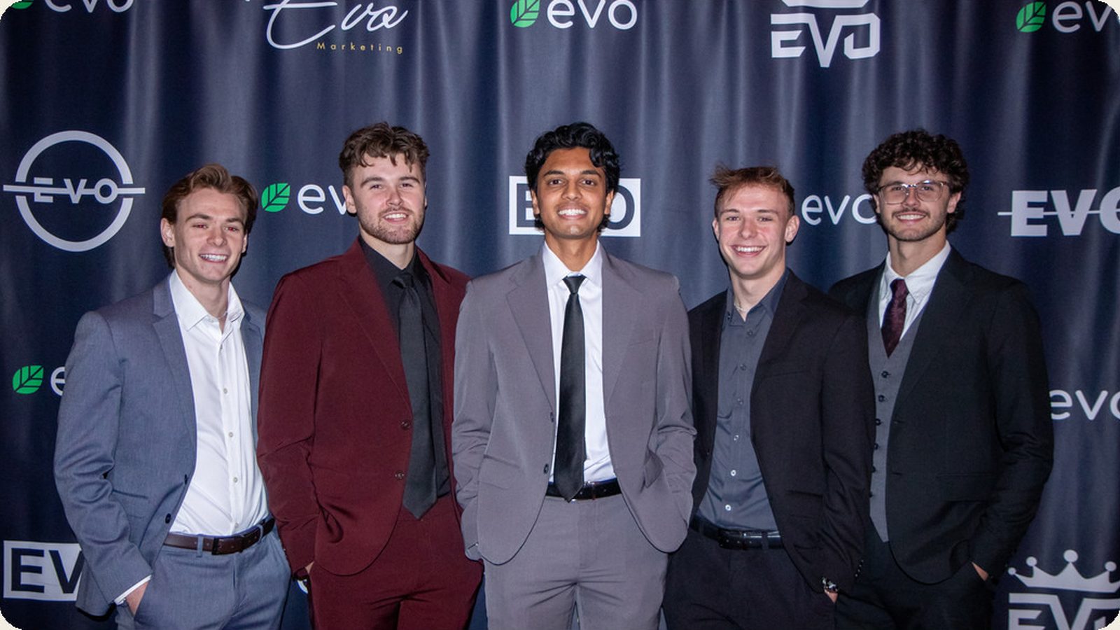 Evo reps together at the company gala
